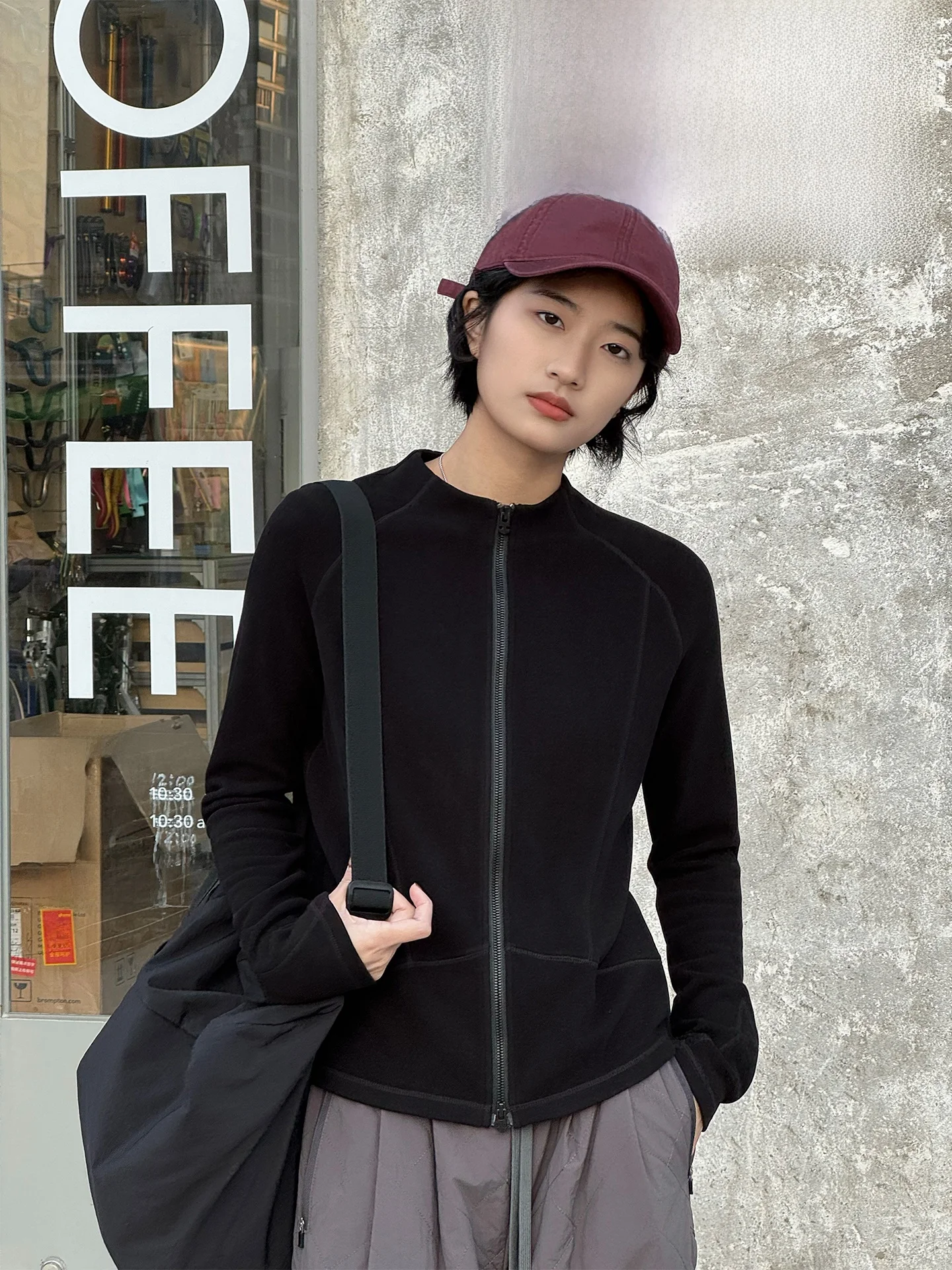 Slimming Bla Zipper Cardigan Women's Faionable Simple Sle Inner Wear Spring 2026 New Arrival Long Sve Ladies Jaet
Slimming Bla Zipper Cardigan Women's Faionable Simple Sle Inner Wear Spring 2026 New Arrival Long Sve Ladies Jaet