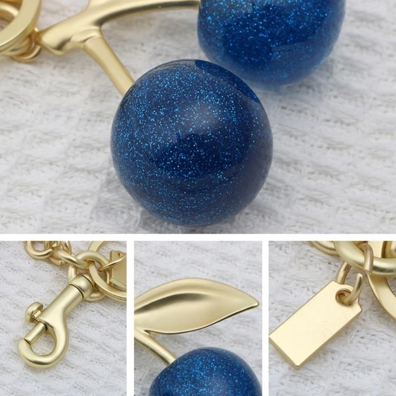 N5KF Eye Catching Blue Cherry Accessory Novelty Blue Cherry Pendant Unique Keychain Accessory for Bag Decoration
N5KF Eye Catching Blue Cherry Accessory Novelty Blue Cherry Pendant Unique Keychain Accessory for Bag Decoration