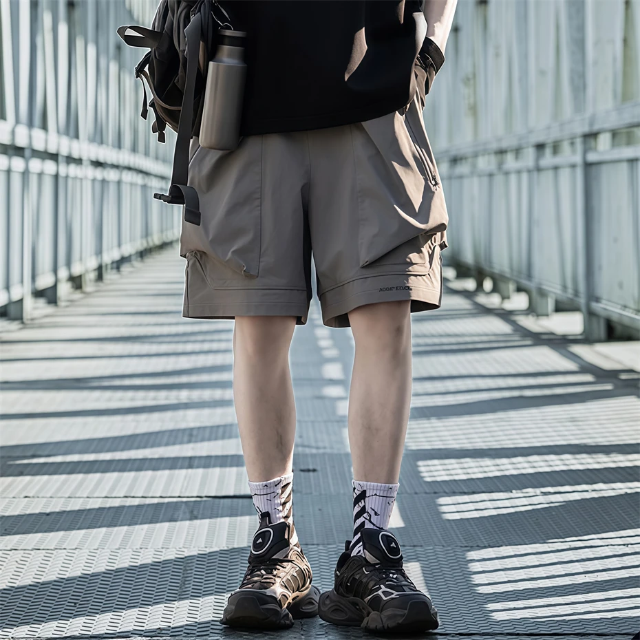 Vintage Thin Cargo Shorts Men Tide Tactical Dark Large Pockets Quick Dry Knee Length Pants Summer Fashion Loose Casual Shorts
Vintage Thin Cargo Shorts Men Tide Tactical Dark Large Pockets Quick Dry Knee Length Pants Summer Fashion Loose Casual Shorts