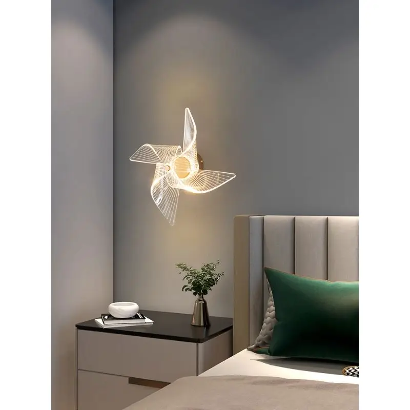Bedroom bedside 2022 new light luxury living room background wall light aisle creative minimalist children's room windmill
Bedroom bedside 2022 new light luxury living room background wall light aisle creative minimalist children's room windmill