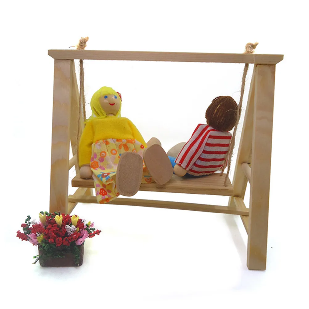 1Pcs Mini Wooden Swing Dollhouse Accessory Solid Color Ergonomic Design Lightweight Stable DIY Adornment Outdoor Garden
1Pcs Mini Wooden Swing Dollhouse Accessory Solid Color Ergonomic Design Lightweight Stable DIY Adornment Outdoor Garden