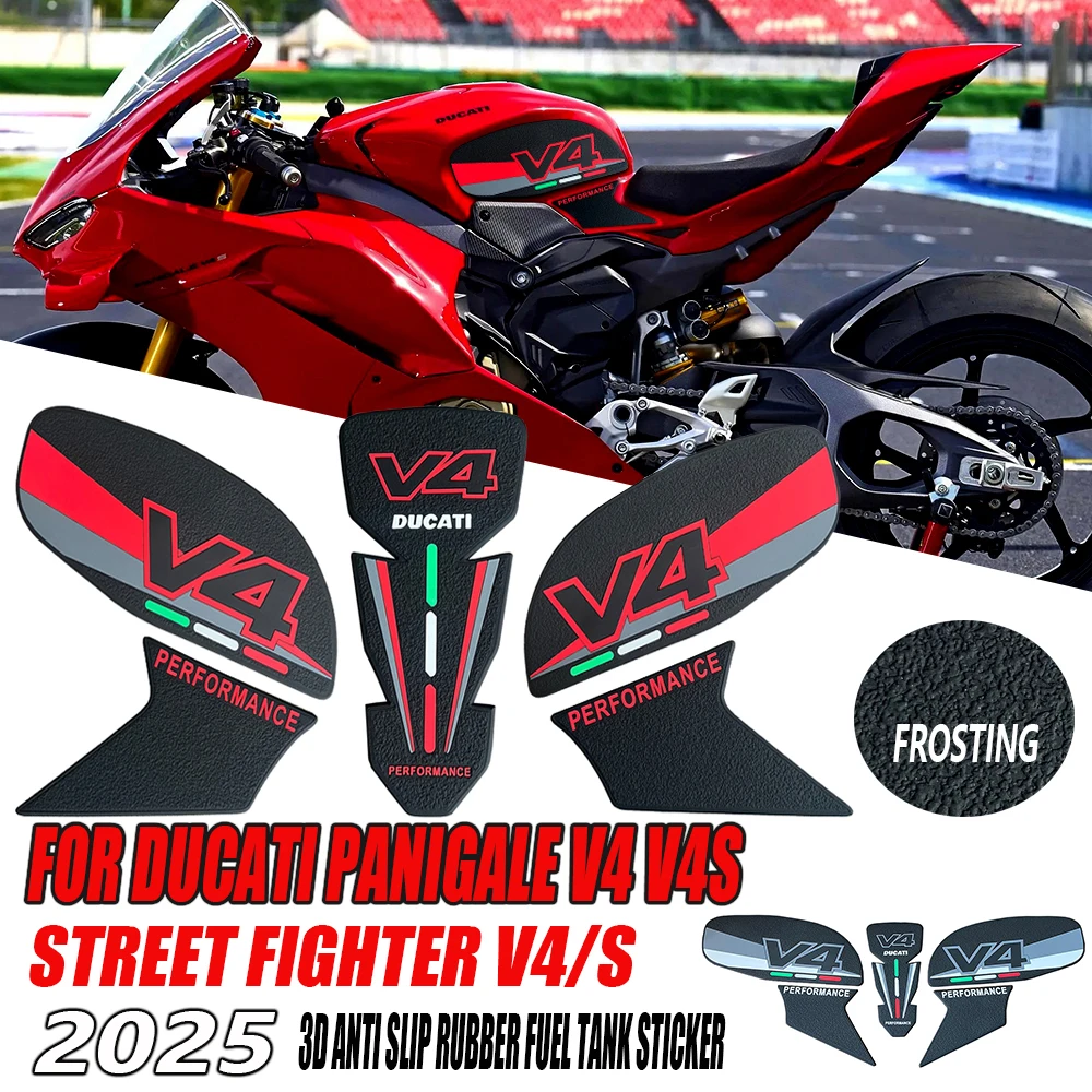 for Ducati Panigale V4 V4S Street Fighter V4/S 2025 new modified fuel tank sticker anti slip sticker 3D rubber protective pad
for Ducati Panigale V4 V4S Street Fighter V4/S 2025 new modified fuel tank sticker anti slip sticker 3D rubber protective pad