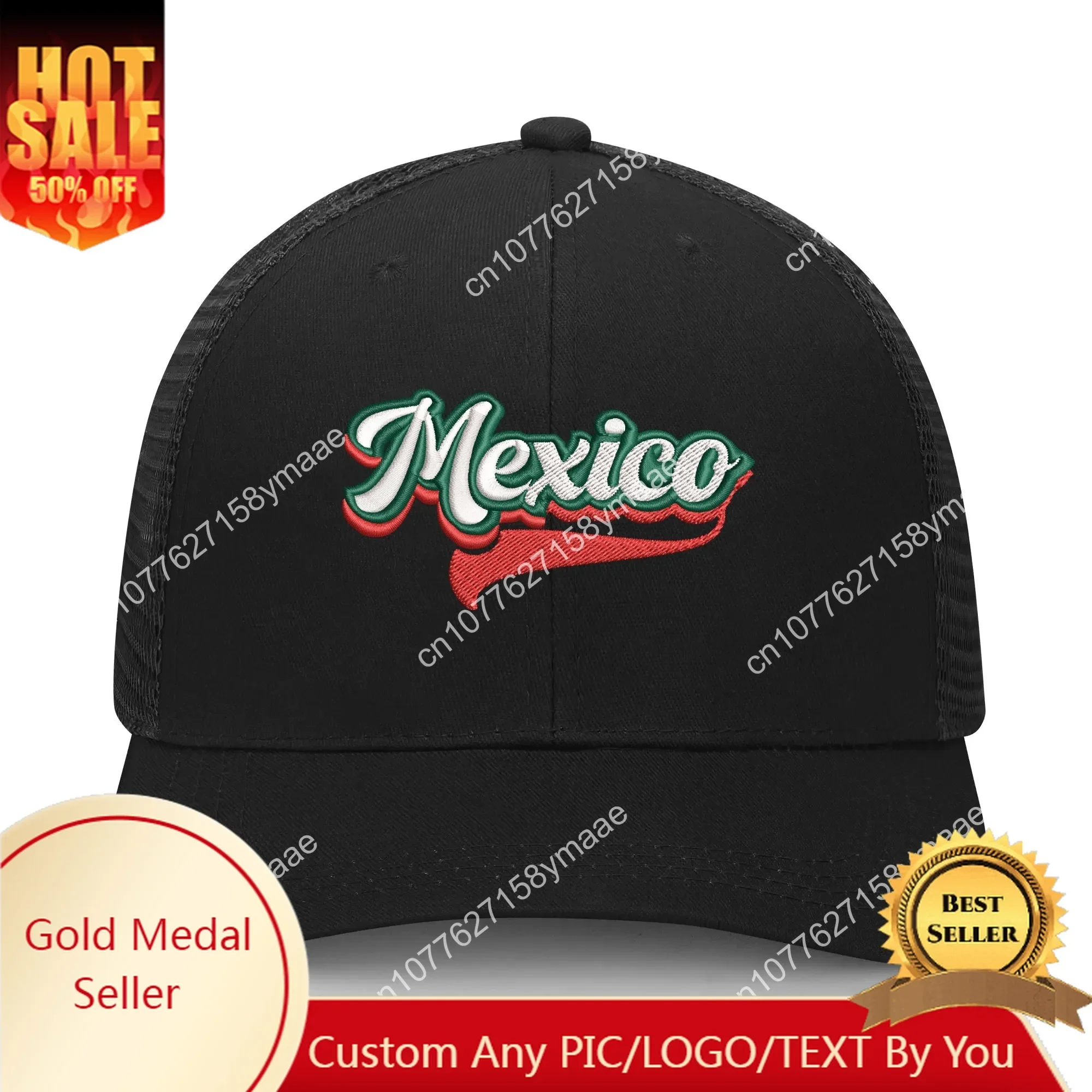 Mexico Flag Embroidery Hat Mens Womens Sports Baseball Hat Breathable Mesh Summer Sun Visor Headwear Custom Made Caps Logo
Mexico Flag Embroidery Hat Mens Womens Sports Baseball Hat Breathable Mesh Summer Sun Visor Headwear Custom Made Caps Logo
