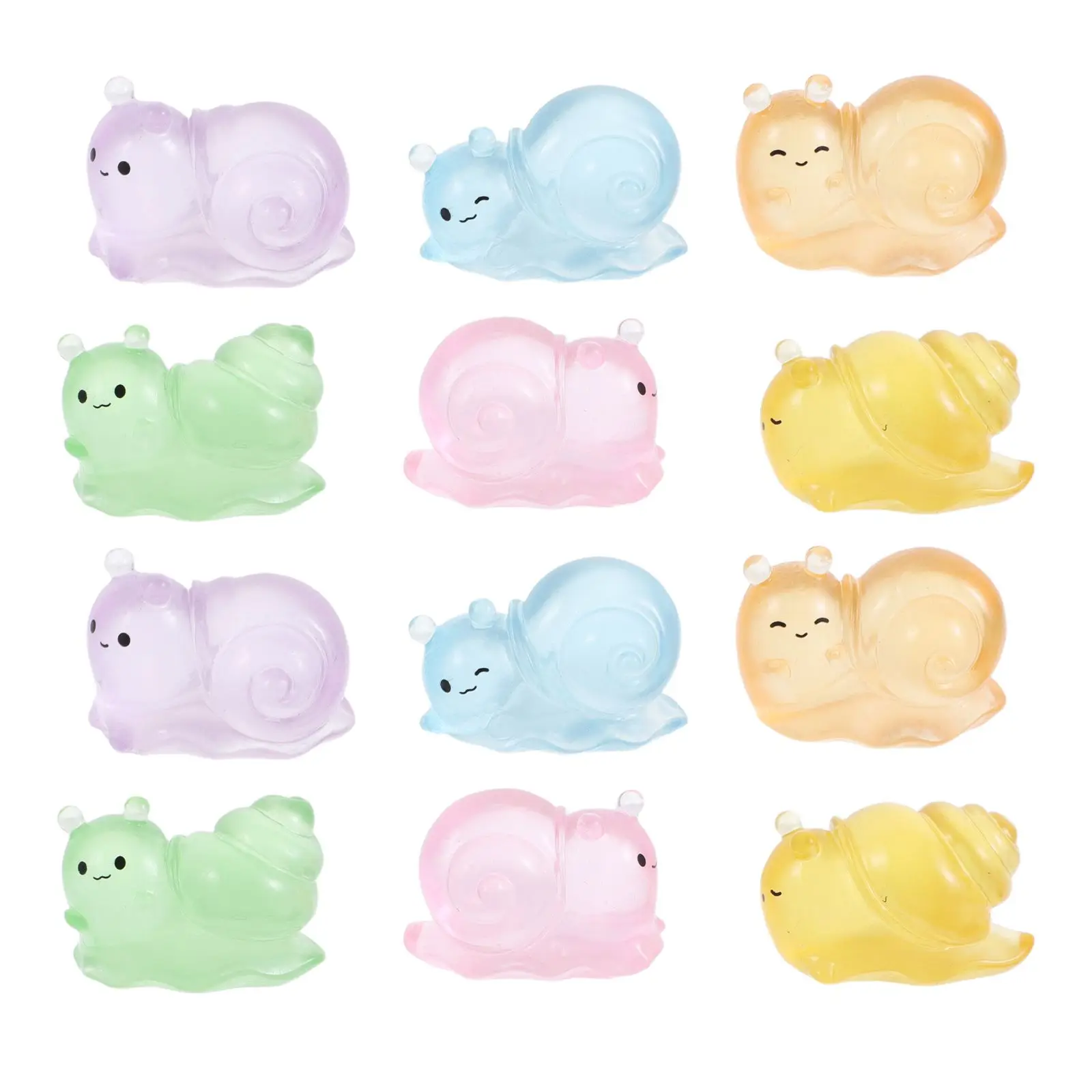12 Pcs Micro L nament Resin Statue Cute Snail Figurines Luminous Garden Decor Tiny Animals Accessories Mini
12 Pcs Micro L nament Resin Statue Cute Snail Figurines Luminous Garden Decor Tiny Animals Accessories Mini