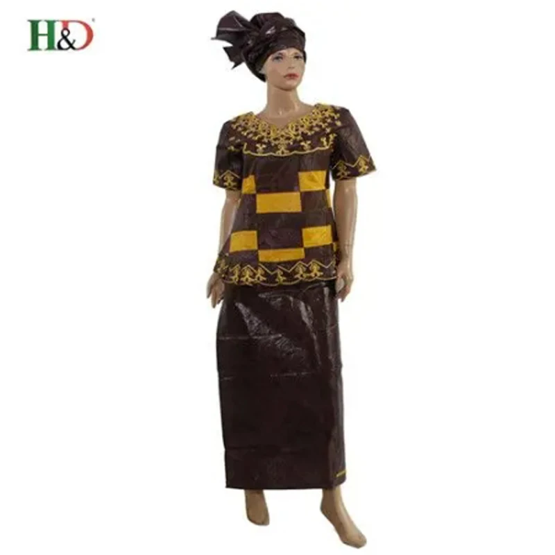 H&D African Clothes For Women Traditional Embroidery Dresses Bazin Riche Maxi Dress Women High quality Party Wedding Ramadan
H&D African Clothes For Women Traditional Embroidery Dresses Bazin Riche Maxi Dress Women High quality Party Wedding Ramadan