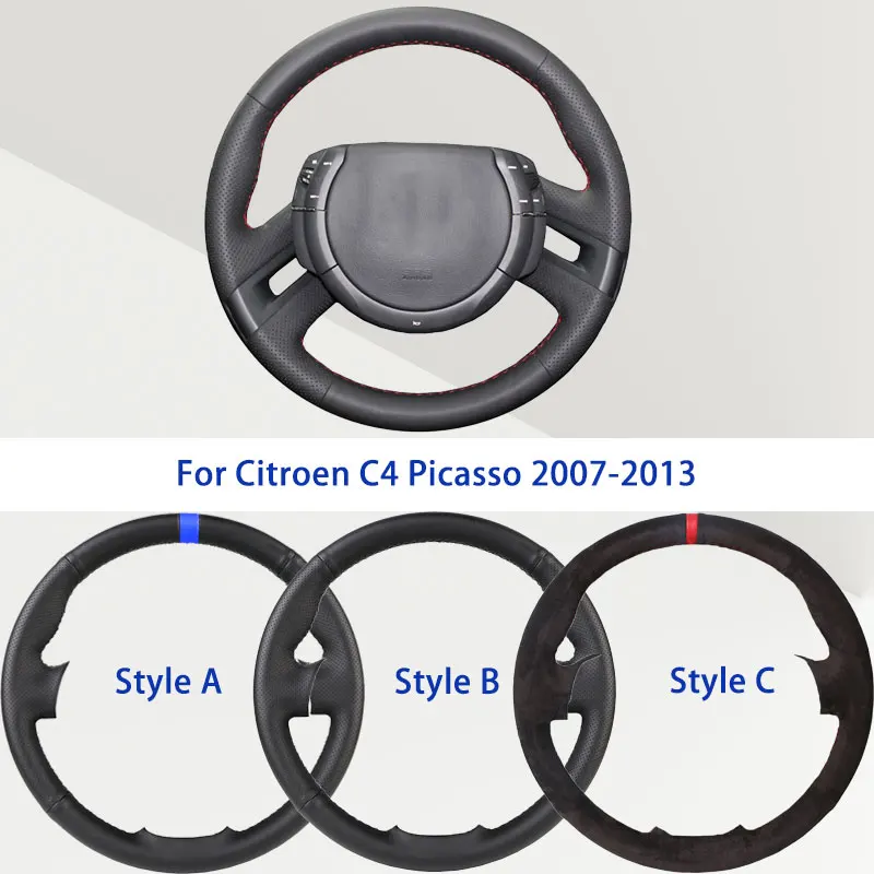 OEM черный чехол на руль из синтетической кожи из микрофибры для Citroen C4 Picasso 2007-2013, мягкая амортизирующая автомобильная ручка
OEM черный чехол на руль из синтетической кожи из микрофибры для Citroen C4 Picasso 2007-2013, мягкая амортизирующая автомобильная ручка