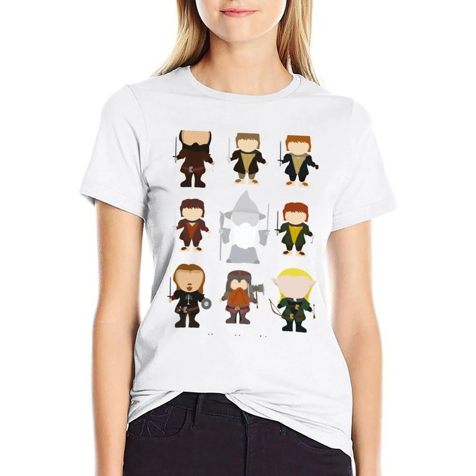 The Fellowship T-shirt Short sleeve tee shirts graphic tees anime clothes t-shirts for Women graphic tees funny
The Fellowship T-shirt Short sleeve tee shirts graphic tees anime clothes t-shirts for Women graphic tees funny