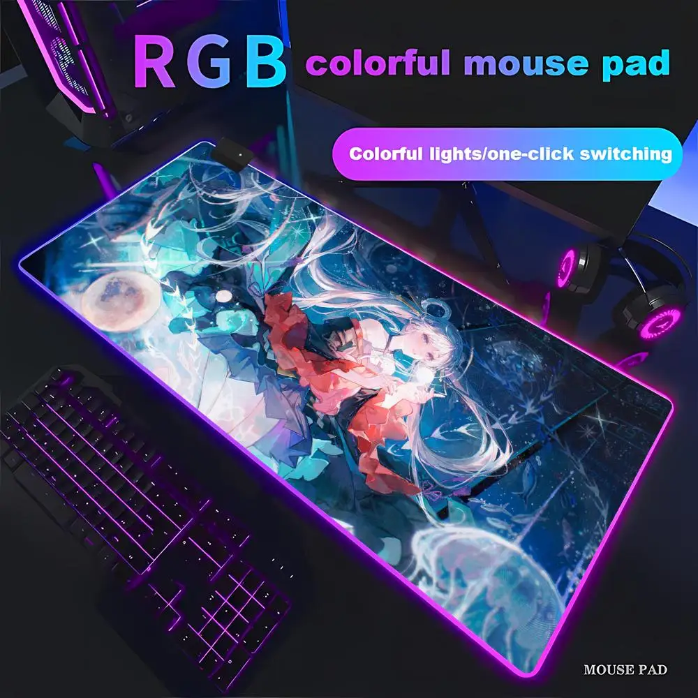HYBXAXC Anime Cosmic Princess Kaguya Mouse Pad Animation Games Beautiful RGB HD Gamer LED Light PC Computer pad Non-slip Decor
HYBXAXC Anime Cosmic Princess Kaguya Mouse Pad Animation Games Beautiful RGB HD Gamer LED Light PC Computer pad Non-slip Decor