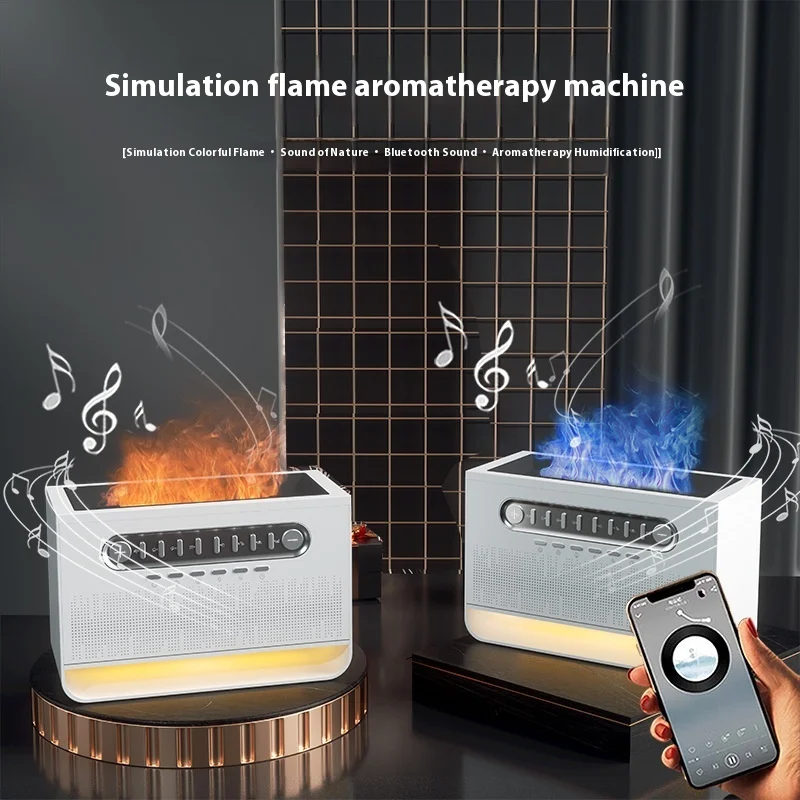 Flame Air Diffuser Humidifier Ultrasonic Aromatherapy 8 White Noise Combination & Bluetooth Music Player Fragrance Diffuser
Flame Air Diffuser Humidifier Ultrasonic Aromatherapy 8 White Noise Combination & Bluetooth Music Player Fragrance Diffuser