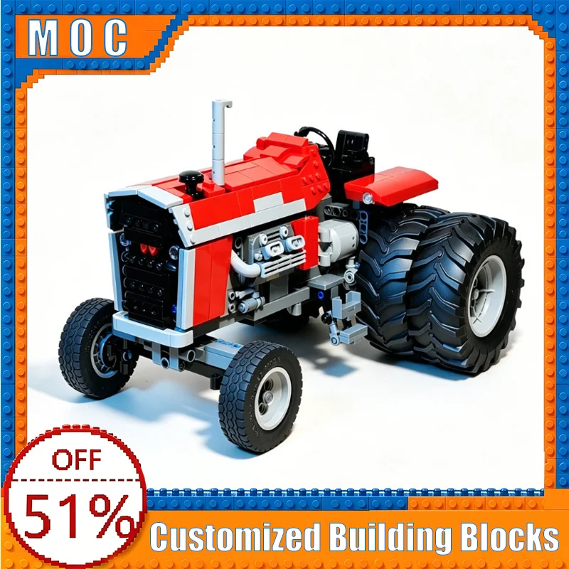 NEW 981 PCS RC Farm Tractor Technical Vehicle Model Building Blocks Assembly Educational Toy Creative Birthday Christmas Gifts
NEW 981 PCS RC Farm Tractor Technical Vehicle Model Building Blocks Assembly Educational Toy Creative Birthday Christmas Gifts