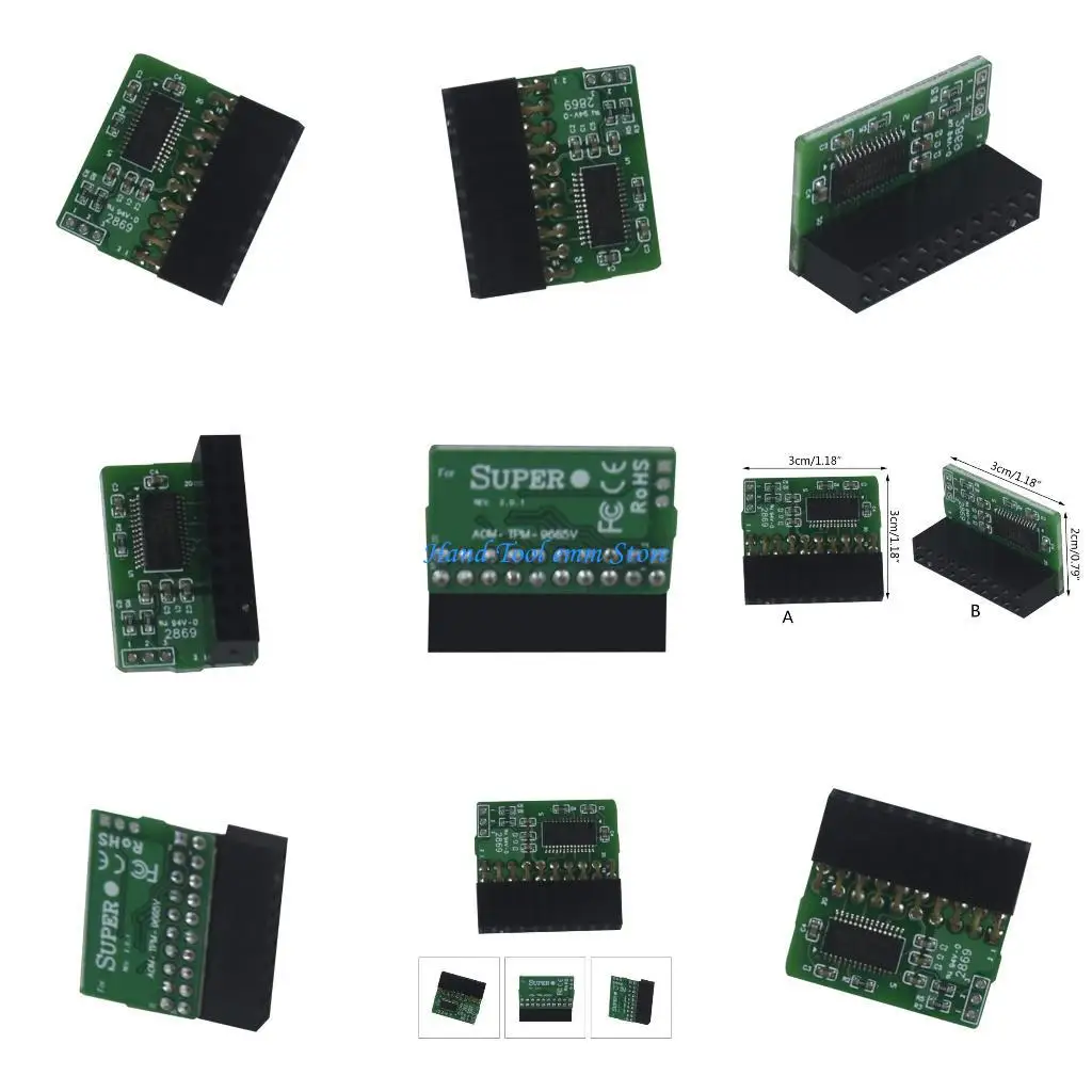 H37F Convenient 20Pin TPM 2.0 Module Trusted Platform TPM Module Safeguards Data with Ease
H37F Convenient 20Pin TPM 2.0 Module Trusted Platform TPM Module Safeguards Data with Ease