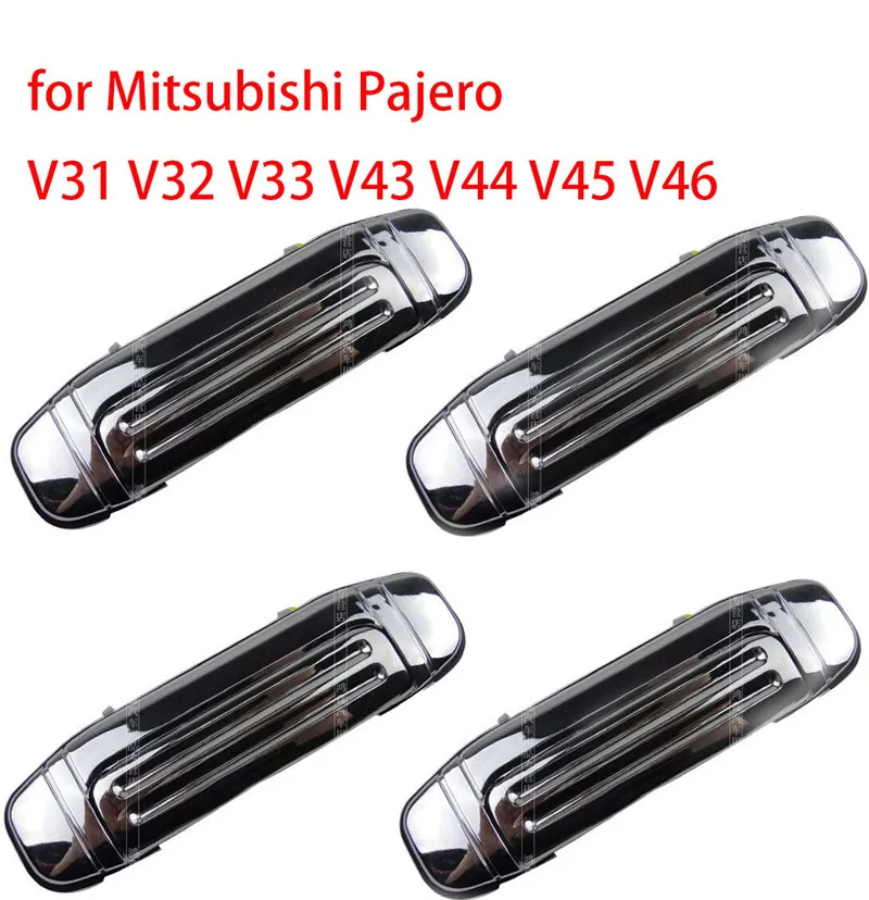 A Set /4PCS for Mitsubishi Pajero Chrome Door Handle V31 V32 V33 V43 V44 V45 V46 1991-1999 1996 1998 1992
A Set /4PCS for Mitsubishi Pajero Chrome Door Handle V31 V32 V33 V43 V44 V45 V46 1991-1999 1996 1998 1992