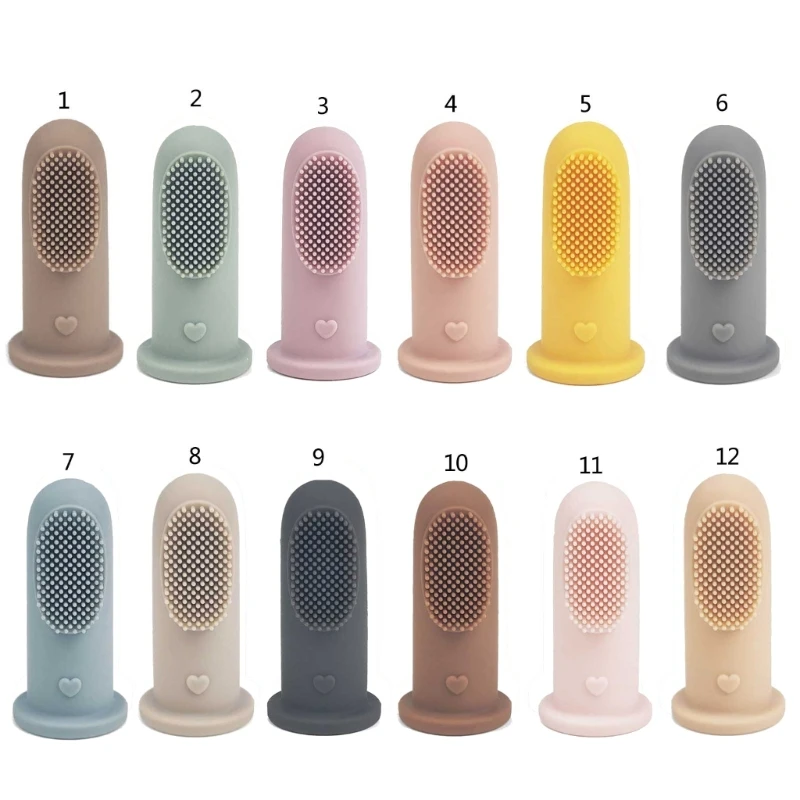 Baby Finger Toothbrush Food Grade Silicone Children Teeth Clean Massage Soft Cleaning Brush Dental Care for 0-2 Year Kid G99C
Baby Finger Toothbrush Food Grade Silicone Children Teeth Clean Massage Soft Cleaning Brush Dental Care for 0-2 Year Kid G99C