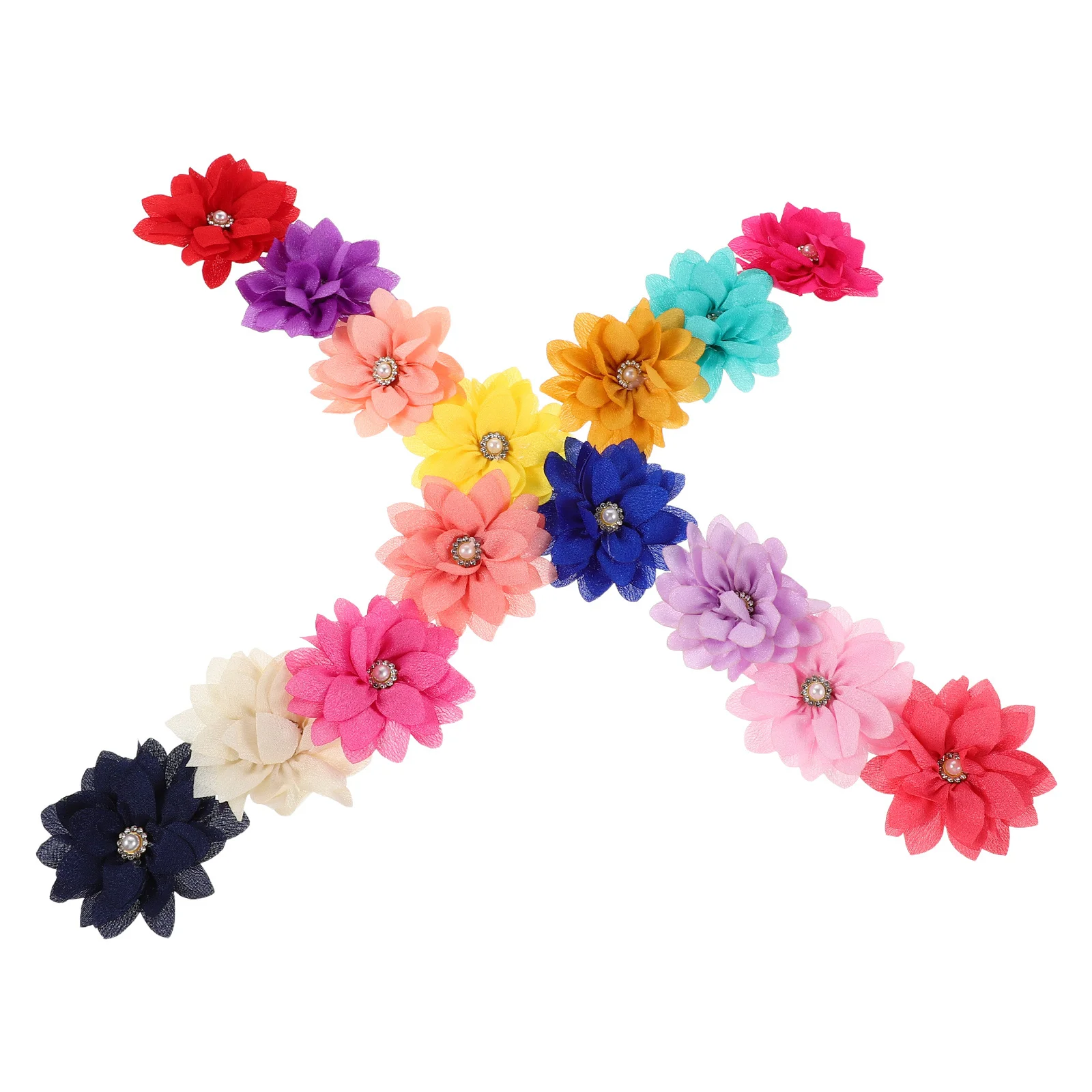 15Pcs Dog Cat Collar Flowers Chiffon Rhinestones Fake Pearls Stylish Comfortable All Occasions Easy Attach Clean
15Pcs Dog Cat Collar Flowers Chiffon Rhinestones Fake Pearls Stylish Comfortable All Occasions Easy Attach Clean