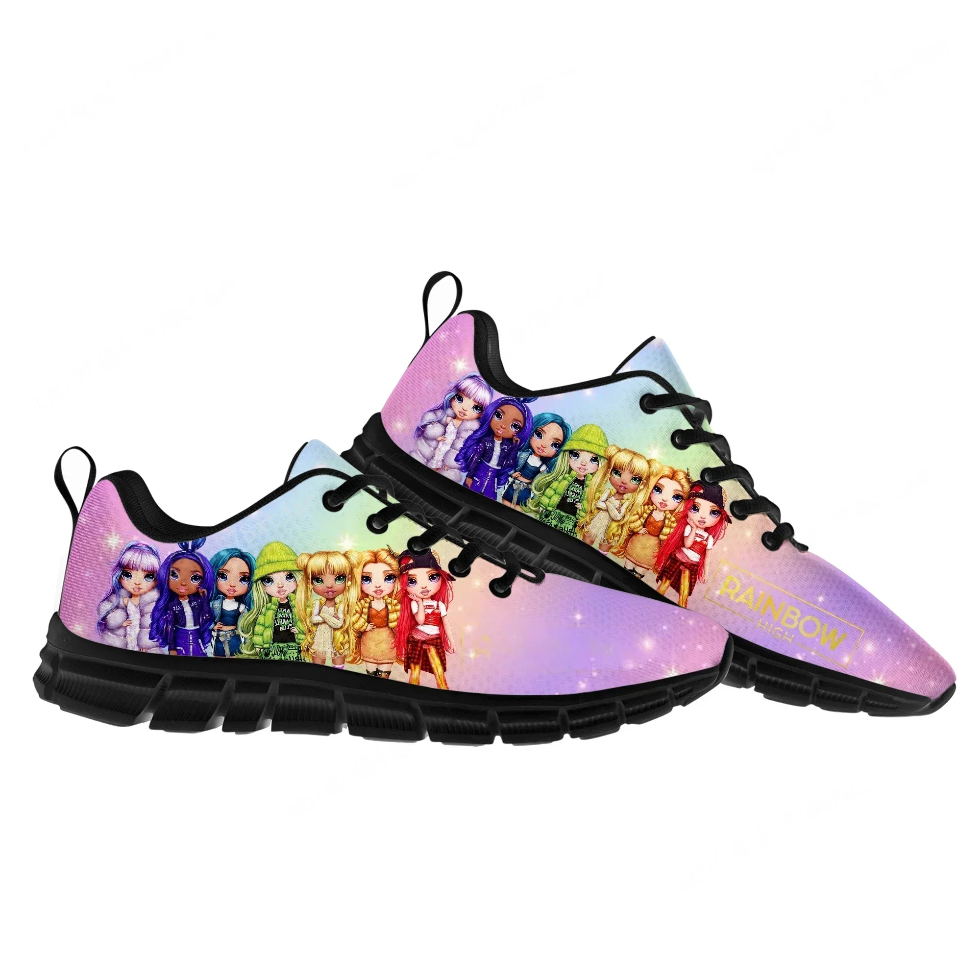 Rainbow High Girls Sports Shoes Mens Womens Teenager Comfortable Sneakers Fashion High Quality Manga Sneaker Custom Shoe
Rainbow High Girls Sports Shoes Mens Womens Teenager Comfortable Sneakers Fashion High Quality Manga Sneaker Custom Shoe