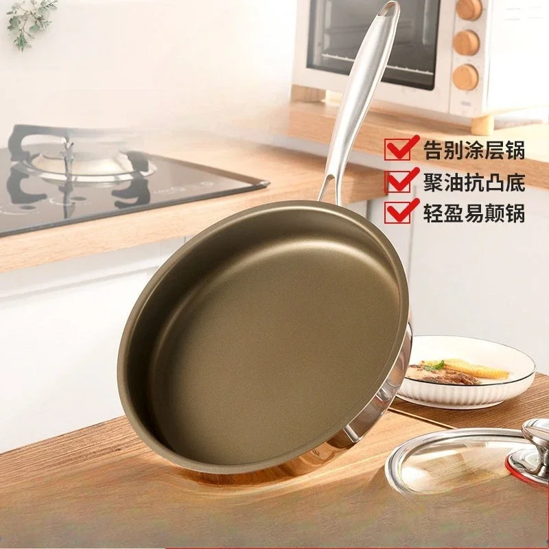 CL spot uncoated non-stick pan household healthy pure titanium wok steak with titanium alloy frying pan
CL spot uncoated non-stick pan household healthy pure titanium wok steak with titanium alloy frying pan