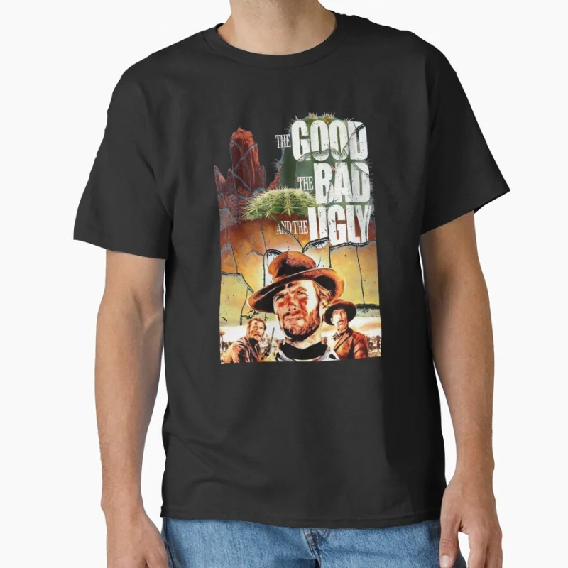 The Good 0912 Vintage film A Fistful of Dollars Cowboy movie Eastwood Retro Gift t shirt for men Large size Tops
The Good 0912 Vintage film A Fistful of Dollars Cowboy movie Eastwood Retro Gift t shirt for men Large size Tops