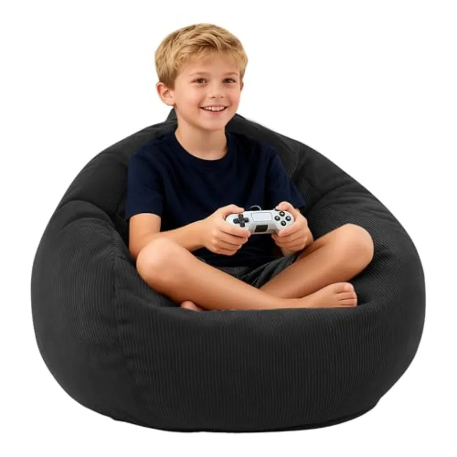 Bean Bag Chair Memory Foam Bean Bag Chair/Teen with Fiing Round Bean Bag Chair iving Room Bedroom Coege Dorm Reading Chair
Bean Bag Chair Memory Foam Bean Bag Chair/Teen with Fiing Round Bean Bag Chair iving Room Bedroom Coege Dorm Reading Chair
