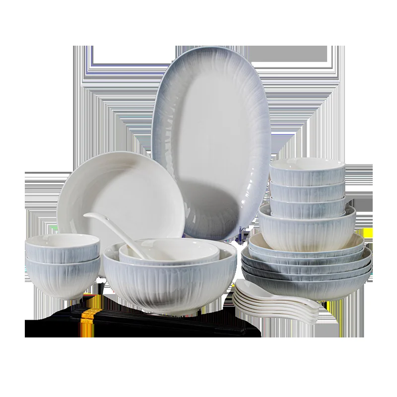 CX Underglaze Color Tableware Set Ceramic, Household Bowls and Chopsticks High Value Rice Bowl Vegetable Plate Gift Box
CX Underglaze Color Tableware Set Ceramic, Household Bowls and Chopsticks High Value Rice Bowl Vegetable Plate Gift Box