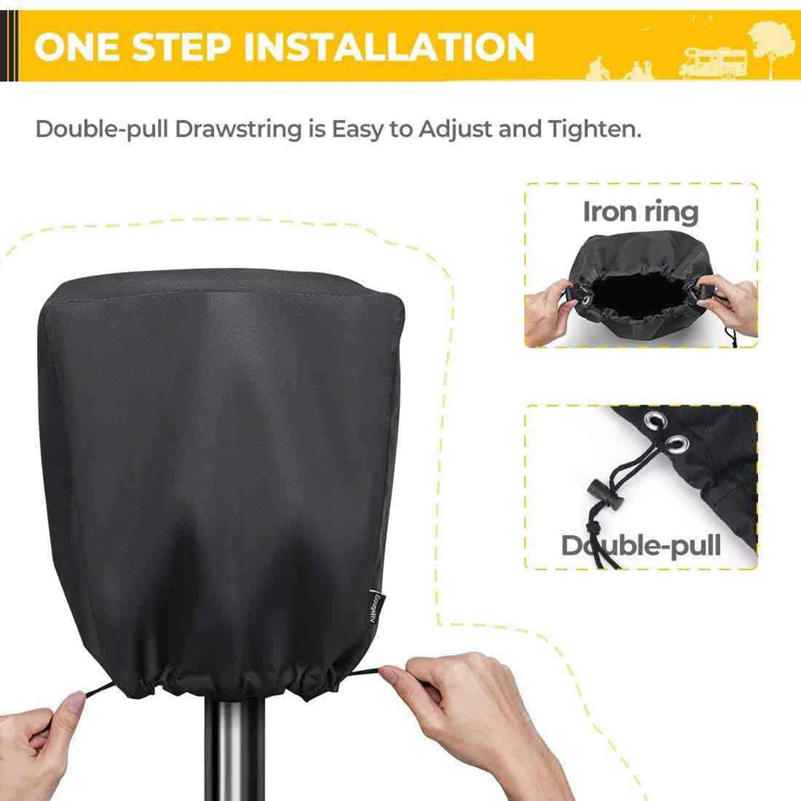 Trailer RV Electric Tongue Cover Waterproof Dustproof for Outside
Trailer RV Electric Tongue Cover Waterproof Dustproof for Outside