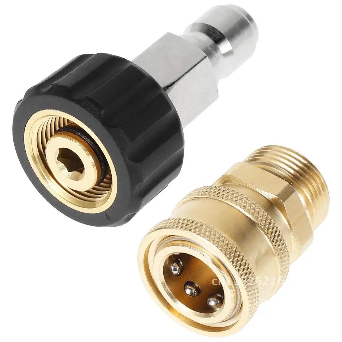 Washer Quick Coupler Accessories Pressure Washer Adapter M22 14mm To 3/8 5000PSI Pressure Washer Connect Fitting Swivel Power
Washer Quick Coupler Accessories Pressure Washer Adapter M22 14mm To 3/8 5000PSI Pressure Washer Connect Fitting Swivel Power