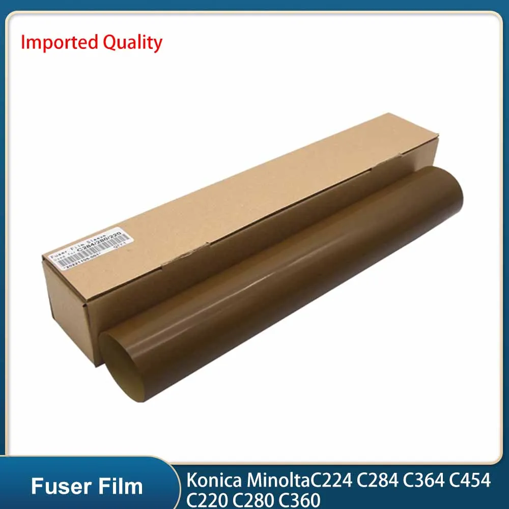 Высококачественная пленка фьюзера подходит для Konica Minolta C224 C284 C364 C454 C220 C280 C360 Фиксирующая пленка Нагревательная пленка импортная пленка
Высококачественная пленка фьюзера подходит для Konica Minolta C224 C284 C364 C454 C220 C280 C360 Фиксирующая пленка Нагревательная пленка импортная пленка