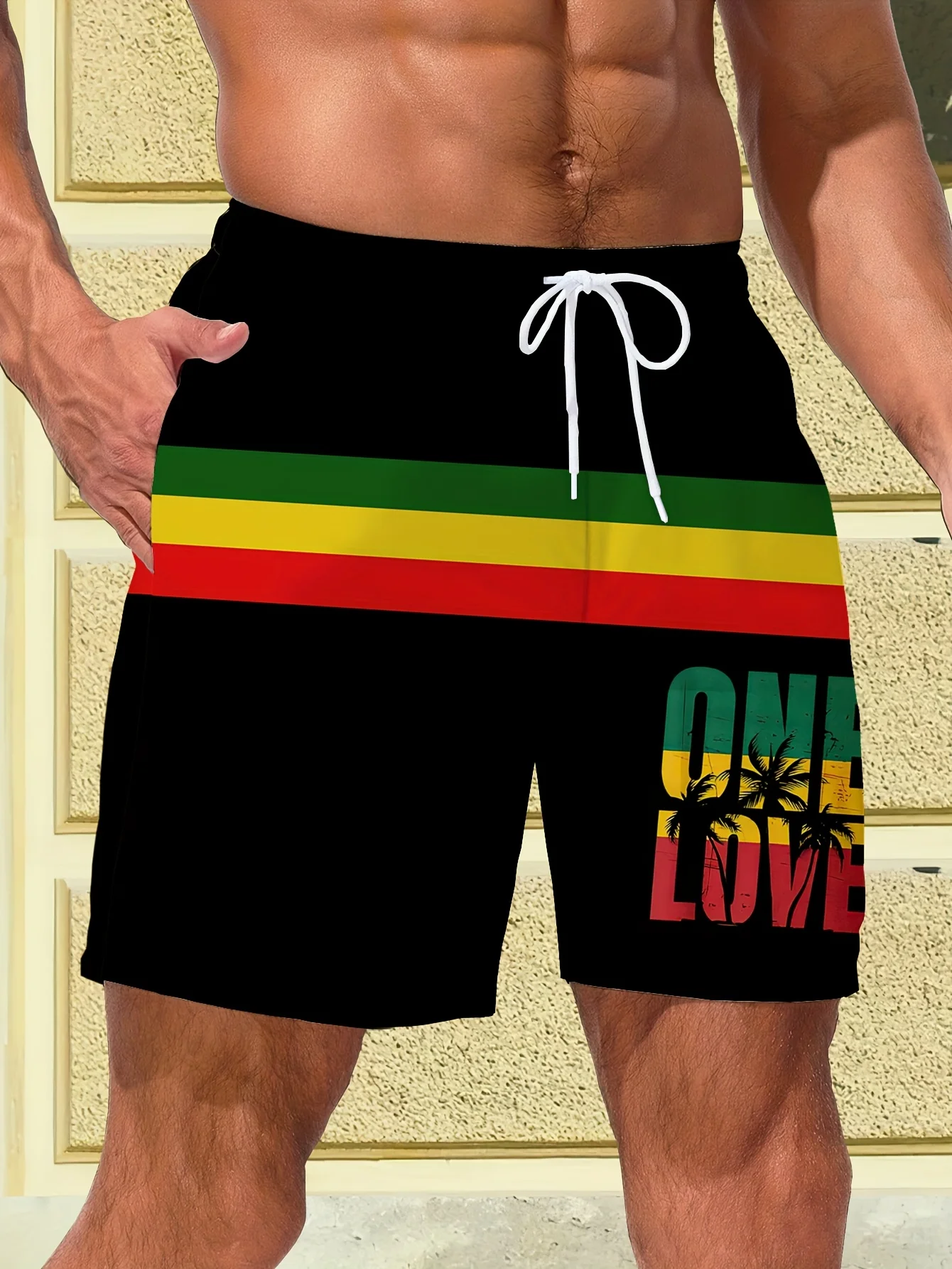 Мужские модные спортивные шорты с принтом, пляжные шорты на шнурке, подходящие для летнего пляжного курорта, Гавайские шорты
Мужские модные спортивные шорты с принтом, пляжные шорты на шнурке, подходящие для летнего пляжного курорта, Гавайские шорты