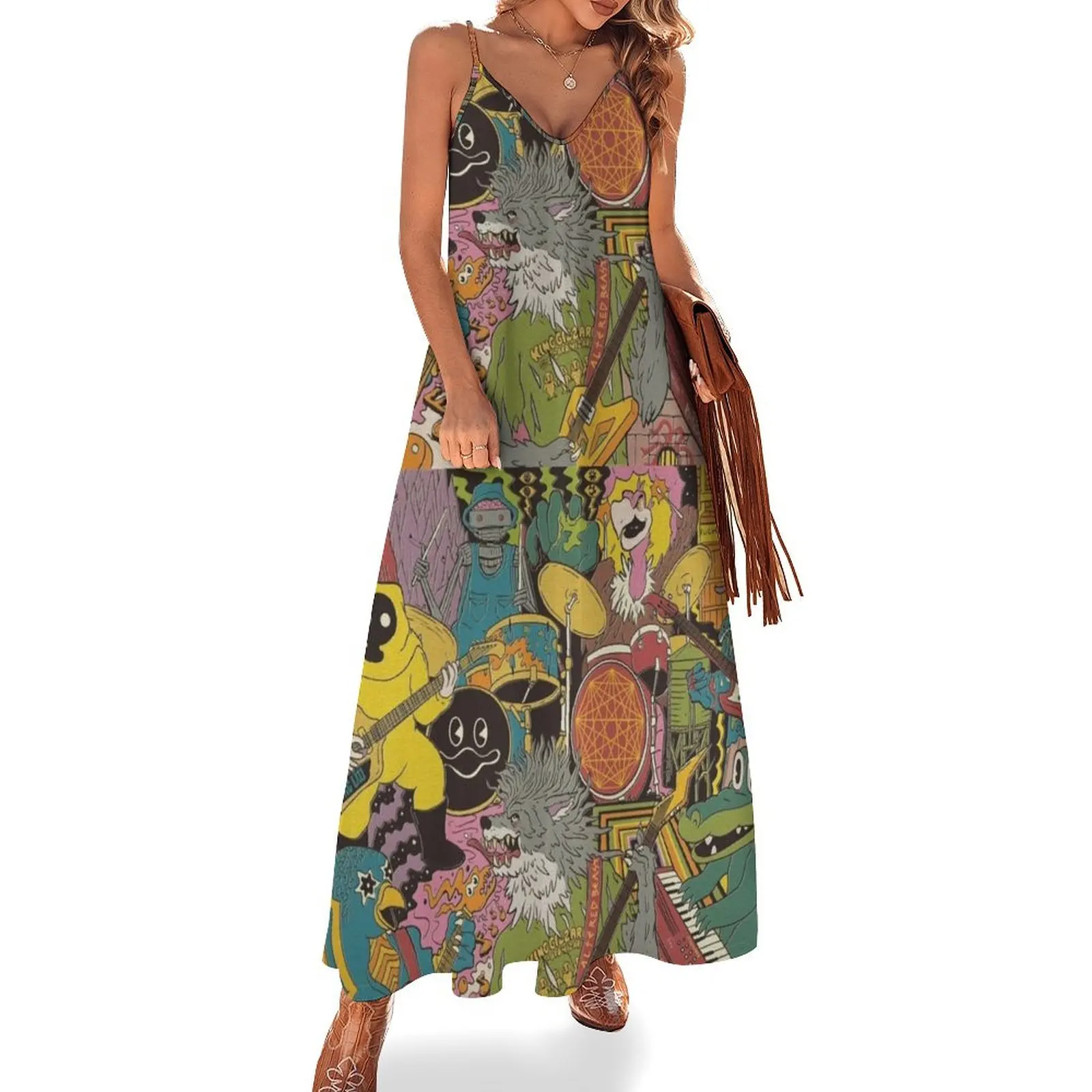 King Gizzard And The Lizard Wizard Gang Sleeveless Dress ceremony dresses birthday dress loose women's dress
King Gizzard And The Lizard Wizard Gang Sleeveless Dress ceremony dresses birthday dress loose women's dress