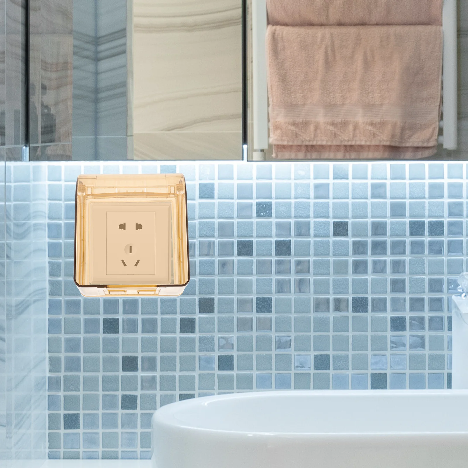 Waterproof Outlet Cover Splash-Proof Socket Protector Reusable Wall Plug Cover For Bathroom Kitchen Office Hotel Home Electrical
Waterproof Outlet Cover Splash-Proof Socket Protector Reusable Wall Plug Cover For Bathroom Kitchen Office Hotel Home Electrical