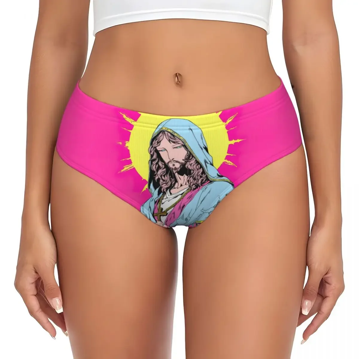 Custom Jesus Wallpaper Brief Panties for Women Comfort Stretch Underwear
Custom Jesus Wallpaper Brief Panties for Women Comfort Stretch Underwear