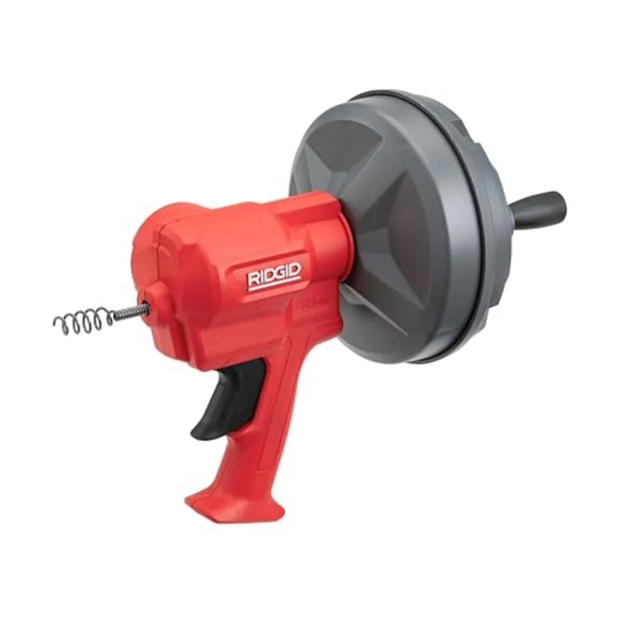【Spot goods】RIDGID 80168 EZ Spin™ Drain Snake for Tubs Showers and Sinks Drain Cleaner with AUTOFEED MAXCORE Cable
【Spot goods】RIDGID 80168 EZ Spin™ Drain Snake for Tubs Showers and Sinks Drain Cleaner with AUTOFEED MAXCORE Cable
