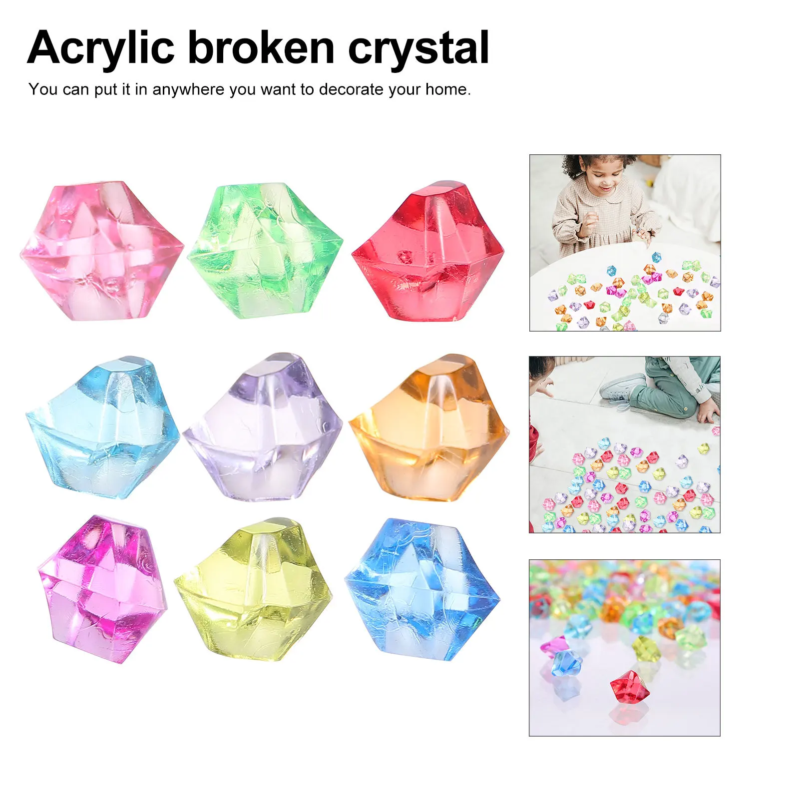 1 Bag Colorful Crystal Stones Natural Gemstones for Crafts Stone Decoration Rocks Decoration Creative Home Decor Element
1 Bag Colorful Crystal Stones Natural Gemstones for Crafts Stone Decoration Rocks Decoration Creative Home Decor Element
