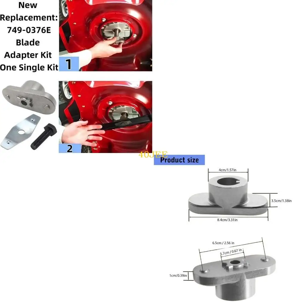 40JE 748-0376E Aluminum Lawn Mower Blade Adapter Replacement for 748-0376E 748-0376 748-0376A 748-0376B 748-0376C Accessories
40JE 748-0376E Aluminum Lawn Mower Blade Adapter Replacement for 748-0376E 748-0376 748-0376A 748-0376B 748-0376C Accessories