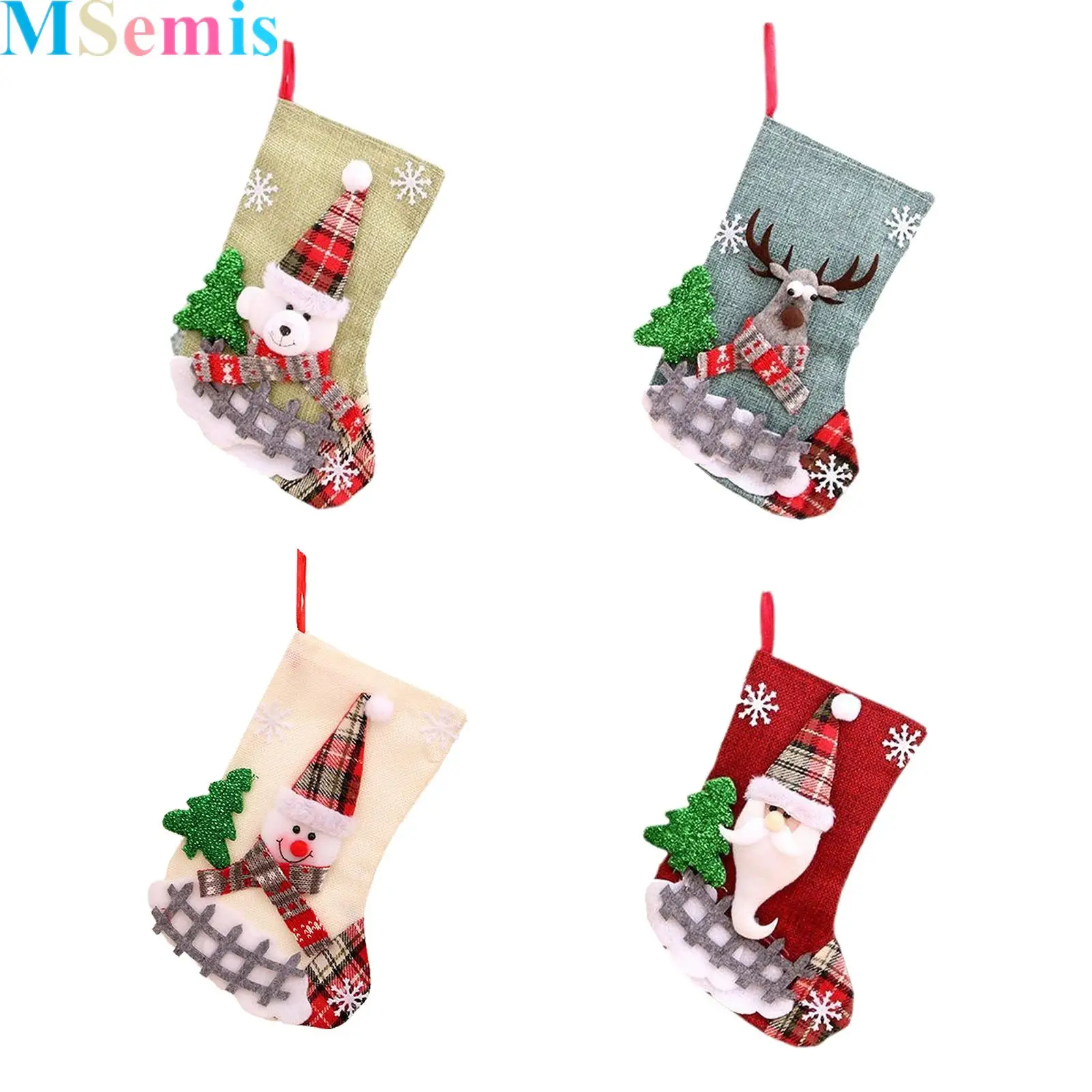 Christmas Stockings Deer Gnome Santa Snowman Bear Plaid Xmas Stocking Holiday Christmas Decoration Gifts for Family Kids
Christmas Stockings Deer Gnome Santa Snowman Bear Plaid Xmas Stocking Holiday Christmas Decoration Gifts for Family Kids