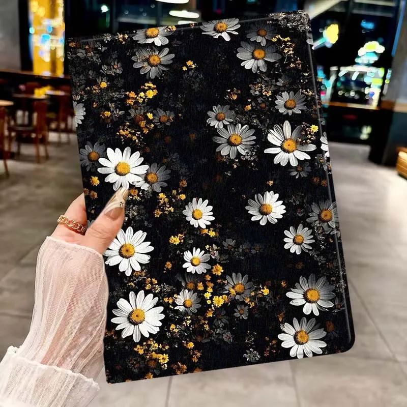 White Daisy Black Soft For Apple iPad Pro Mini A16 A17 A14 4 5 6 7 6th 7th Gen 9.7 12.9 11 13 M4 inch Tablet Case
White Daisy Black Soft For Apple iPad Pro Mini A16 A17 A14 4 5 6 7 6th 7th Gen 9.7 12.9 11 13 M4 inch Tablet Case
