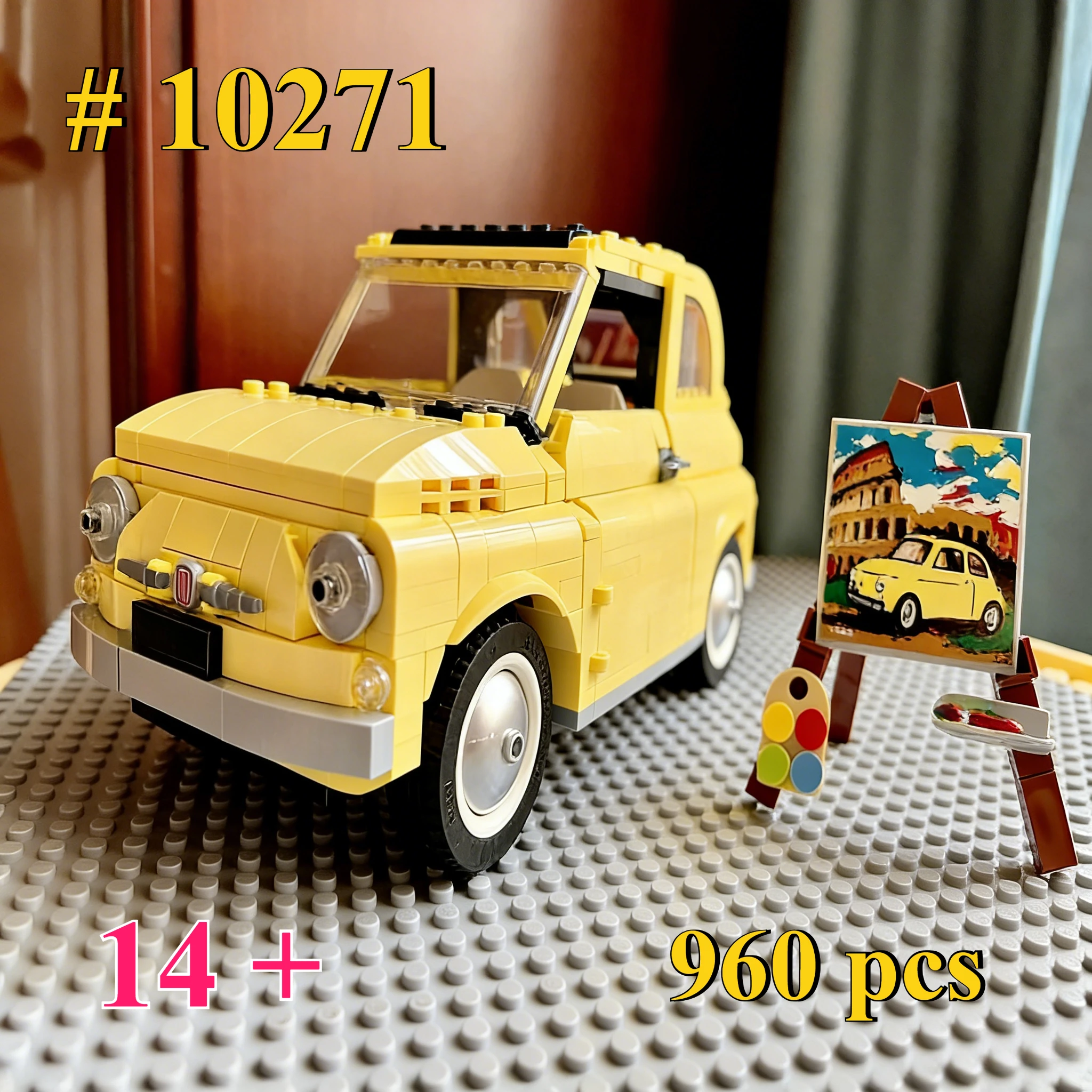 Желтая машина с мольбертом, набор строительных блоков 10271, подходит для подарков на день рождения, совместим с деталями Lego, 960 шт.
Желтая машина с мольбертом, набор строительных блоков 10271, подходит для подарков на день рождения, совместим с деталями Lego, 960 шт.