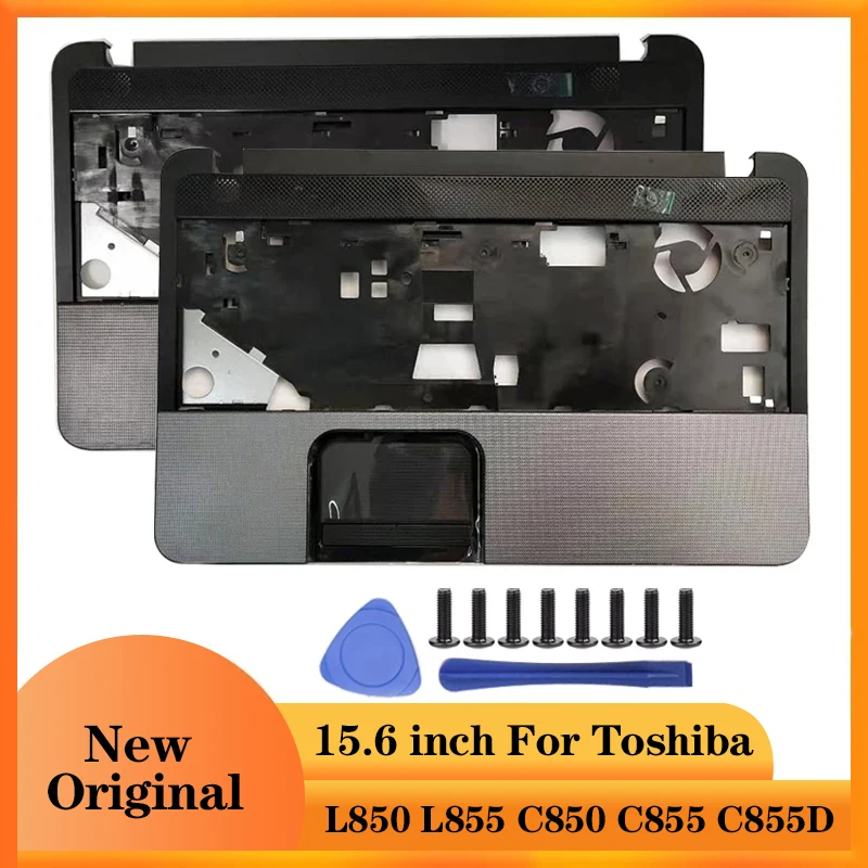 Чехол для ноутбука Toshiba Satellite C850, L850, C850D, C855, C855D, L855, L855D, Упор для рук, верхний корпус, сенсорная панель, серебристый, черный, V000273210
Чехол для ноутбука Toshiba Satellite C850, L850, C850D, C855, C855D, L855, L855D, Упор для рук, верхний корпус, сенсорная панель, серебристый, черный, V000273210