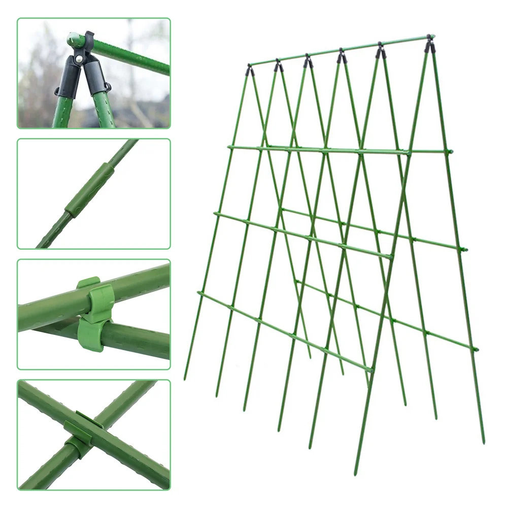Multi-Purpose Metal Plant Support Stakes, Green Plastic Coated Steel Pipe, Universal Vine Flower Support for Indoor H0983
Multi-Purpose Metal Plant Support Stakes, Green Plastic Coated Steel Pipe, Universal Vine Flower Support for Indoor H0983
