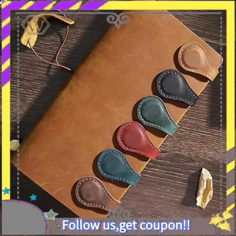 New 6 Piece Leather Magnetic Bookmarks, Magnetic Leather Bookmark, As Shown For Book Lover For Reader Kids
New 6 Piece Leather Magnetic Bookmarks, Magnetic Leather Bookmark, As Shown For Book Lover For Reader Kids