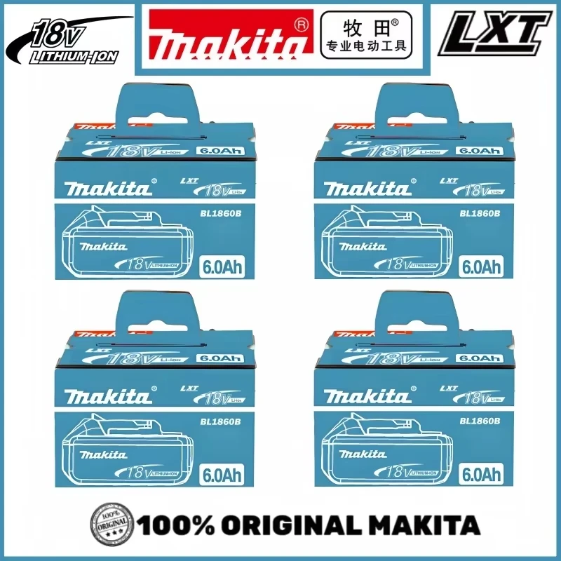 Оригинальный аккумулятор Makita 18В 6Ач, замена для аккумуляторов Makita BL1860B BL1830 BL1840 BL1850B LXT400 для электроинструментов.
Оригинальный аккумулятор Makita 18В 6Ач, замена для аккумуляторов Makita BL1860B BL1830 BL1840 BL1850B LXT400 для электроинструментов.