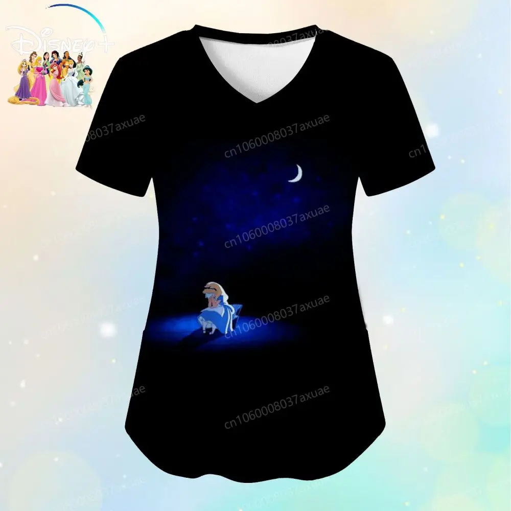 Anime 2025 Summer New Lovely Disney Princess Y2k Women's Nurse T-shirt Fashion XS-2XL Cute 3D Print S-2XL Streetwear V Neck Cool
Anime 2025 Summer New Lovely Disney Princess Y2k Women's Nurse T-shirt Fashion XS-2XL Cute 3D Print S-2XL Streetwear V Neck Cool