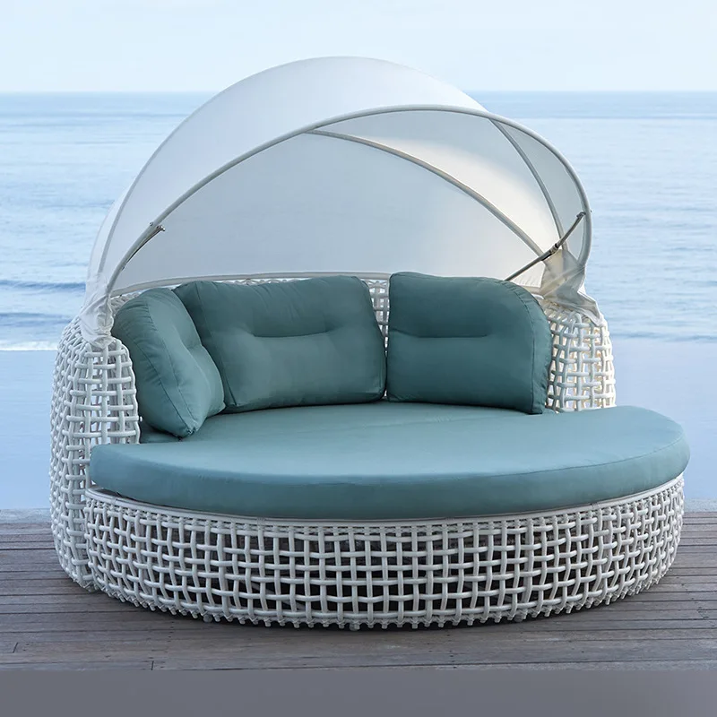 Outdoor Lounger Nordic Style Outdoor Rattan Sofa Bed Resort Pool Leisure Rattan Chair Beach Lounger
Outdoor Lounger Nordic Style Outdoor Rattan Sofa Bed Resort Pool Leisure Rattan Chair Beach Lounger