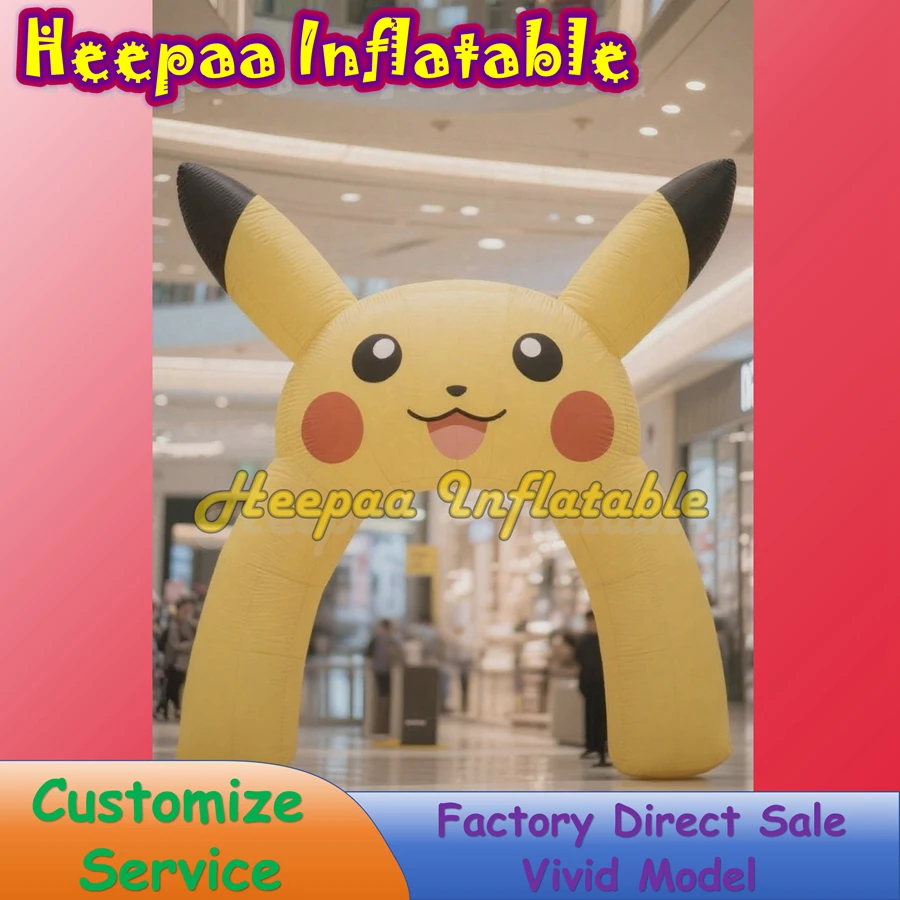 Pokemon Pikachu cartoon inflatable arch gate indoor outdoor advertising inflatable archway for birthday event party decor
Pokemon Pikachu cartoon inflatable arch gate indoor outdoor advertising inflatable archway for birthday event party decor
