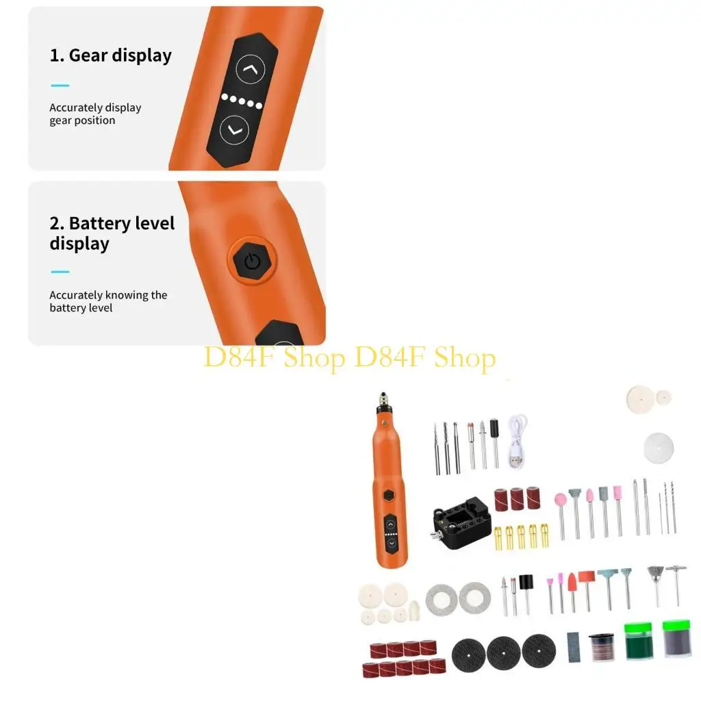 D84F Cordless Multi Purpose Tool Set 3.7V 18000rpm Adjustable Speed for Home Repairs
D84F Cordless Multi Purpose Tool Set 3.7V 18000rpm Adjustable Speed for Home Repairs