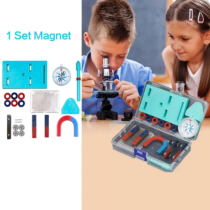 1 Set Labs Junior Science Magnet Set For Education Science Experiment Tools Icluding Bar/Ring/Horseshoe/Compass Magnets
1 Set Labs Junior Science Magnet Set For Education Science Experiment Tools Icluding Bar/Ring/Horseshoe/Compass Magnets