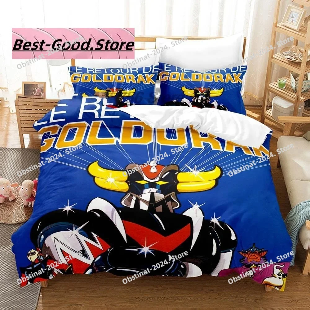 Cartoon Goldorak Grendizer UFO Robo Bedding set Printed Duvet Cover Pillowcase Single Double Queen Super King Size Sets
Cartoon Goldorak Grendizer UFO Robo Bedding set Printed Duvet Cover Pillowcase Single Double Queen Super King Size Sets