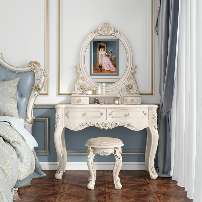 Multifunctional Luxury Dressing Table Heart Shaped Princess Makeup Dressers Storage Organizer Penteadeira Bedroom Furniture
Multifunctional Luxury Dressing Table Heart Shaped Princess Makeup Dressers Storage Organizer Penteadeira Bedroom Furniture
