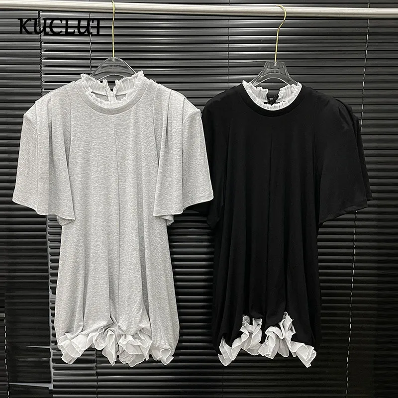 KUCLUT Fashion Women's Lace Patchwork Jumpsuit Contrast Color Loose Padded Shoulder Rompers Female Trendy 1A306
KUCLUT Fashion Women's Lace Patchwork Jumpsuit Contrast Color Loose Padded Shoulder Rompers Female Trendy 1A306