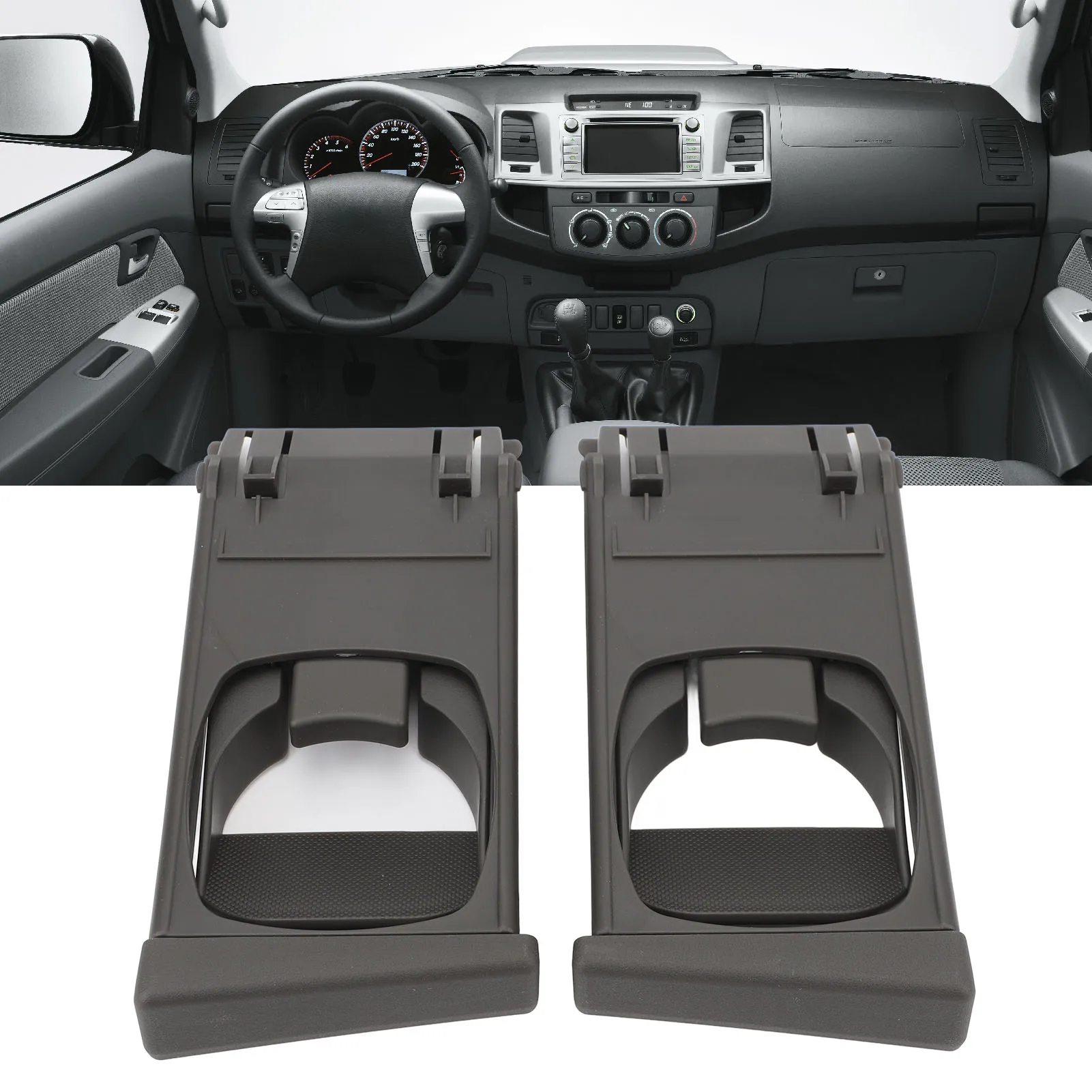 Dashboard Cup Holder 25042561‑TGK707 Versatile Stylish Look Dash Cup Holder for Vigo 2005 to 2015 Front Cup Holder
Dashboard Cup Holder 25042561‑TGK707 Versatile Stylish Look Dash Cup Holder for Vigo 2005 to 2015 Front Cup Holder