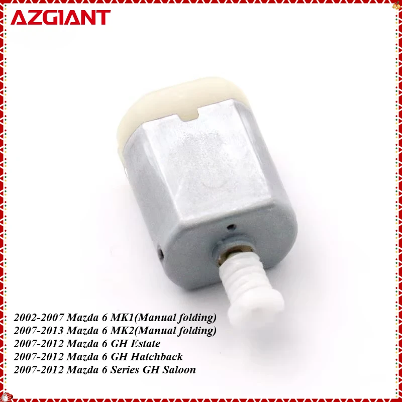 For Mazda 6 MK1 2002-2007 MK2 GH 2007-2012 FK130RD09490 Genuine Wing Mirror Left Right Adjustment Motor Assembly
For Mazda 6 MK1 2002-2007 MK2 GH 2007-2012 FK130RD09490 Genuine Wing Mirror Left Right Adjustment Motor Assembly